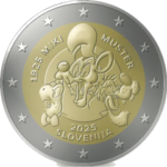 A well-known commemorative coin for the 100th anniversary of the birth of Miki Muster