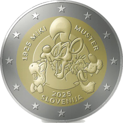 A well-known commemorative coin for the 100th anniversary of the birth of Miki Muster